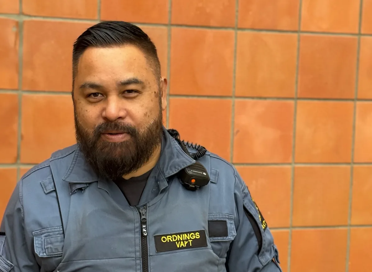 Stephan, ordningsvakt på Addici