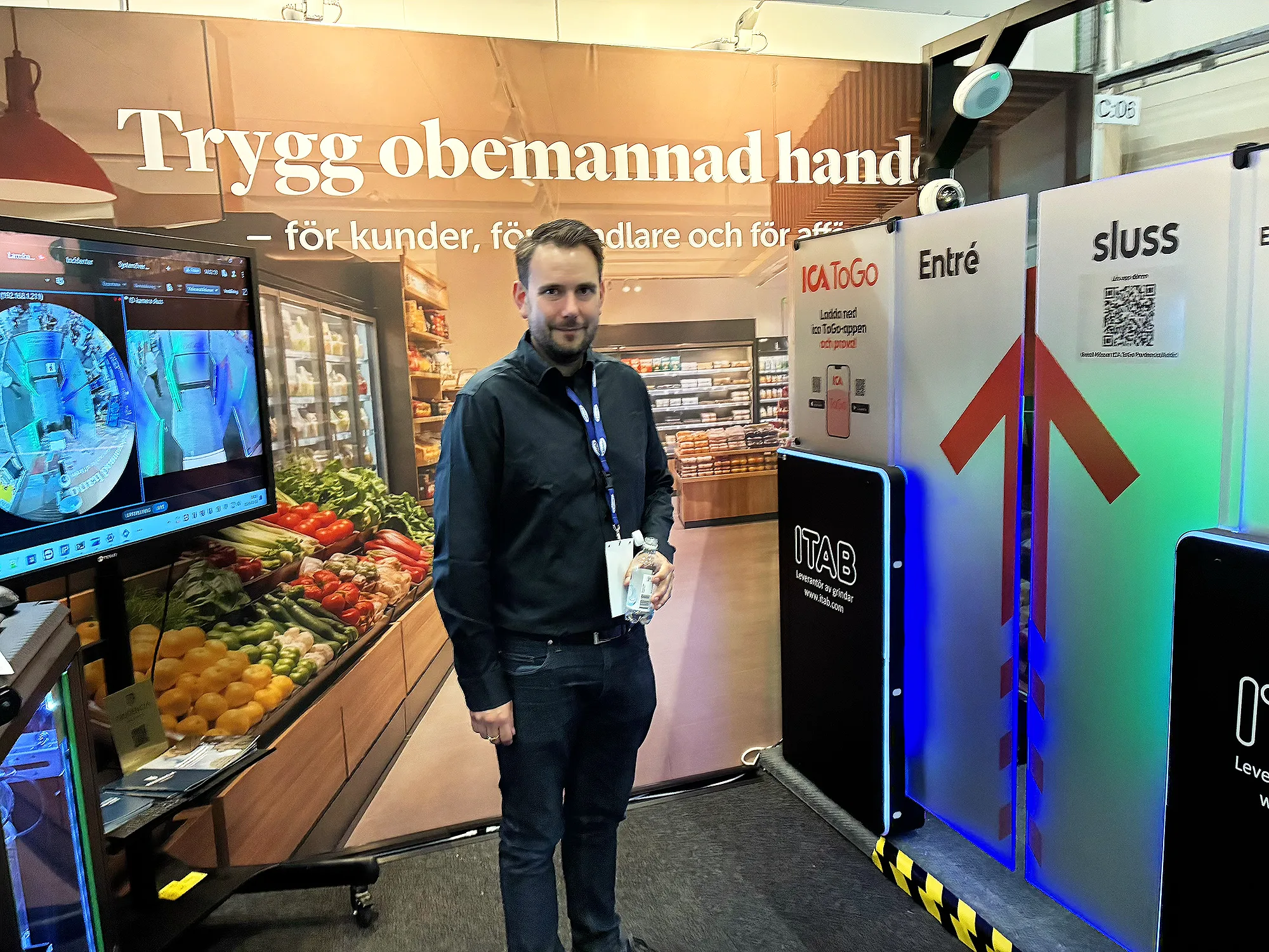 Robert i montern på Retailmässan 2026.